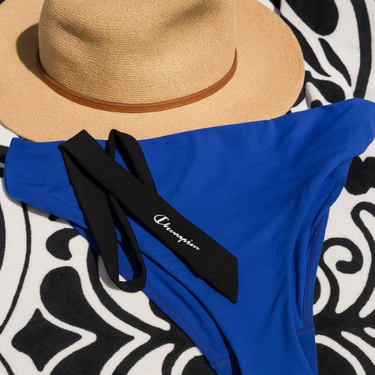 Black Adjustable Bikini Tie Sides