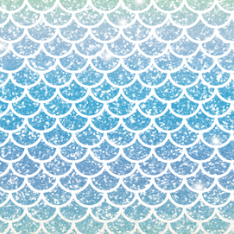 Mermaid Scales Adjustable Bikini Tie Sides