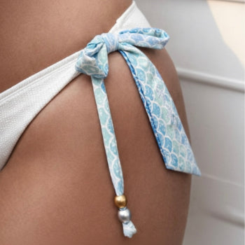 Mermaid Scales Adjustable Bikini Tie Sides